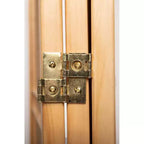 Séparateur de pièce Legacy Decor avec insert en rotin tissé