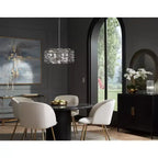 Miroir mural rond Uttermost Empire, finition argent mat métallisé, 34 po