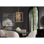 Miroir mural rond Uttermost Empire, finition argent mat métallisé, 34 po
