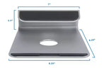 Mount-It! Support Inclinable pour Ordinateur Portable et Tablette | Support de Refroidissement pour MacBook, MacBook Pro, Chromebook, iPad Pro, Tablettes Graphiques avec Écrans de 11 à 15 Pouces