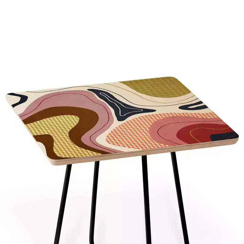 Table carrée d'appoint Viviana Gonzalez Retro Fusion - Deny Designs