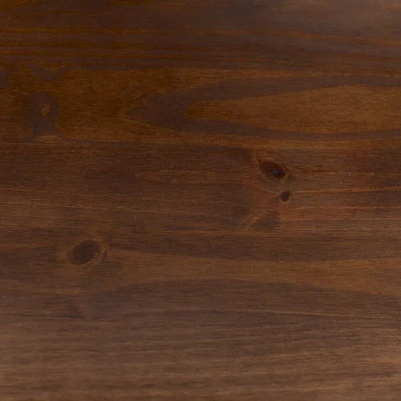 Lot de 2 tables de chevet en bois massif de style Mid-Century avec 1 tiroir