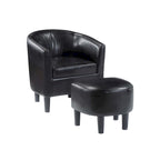 Fauteuil d'appoint Churchill avec ottoman Convenience Concepts