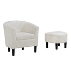 Fauteuil d'appoint Churchill avec ottoman Convenience Concepts