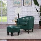 Fauteuil d'appoint Churchill avec ottoman Convenience Concepts