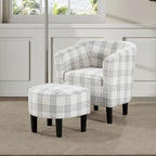 Fauteuil d'appoint Churchill avec ottoman Convenience Concepts