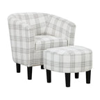 Fauteuil d'appoint Churchill avec ottoman Convenience Concepts