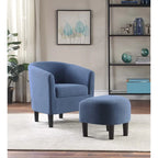 Fauteuil d'appoint Churchill avec ottoman Convenience Concepts