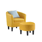 Fauteuil d'appoint Churchill avec ottoman Convenience Concepts