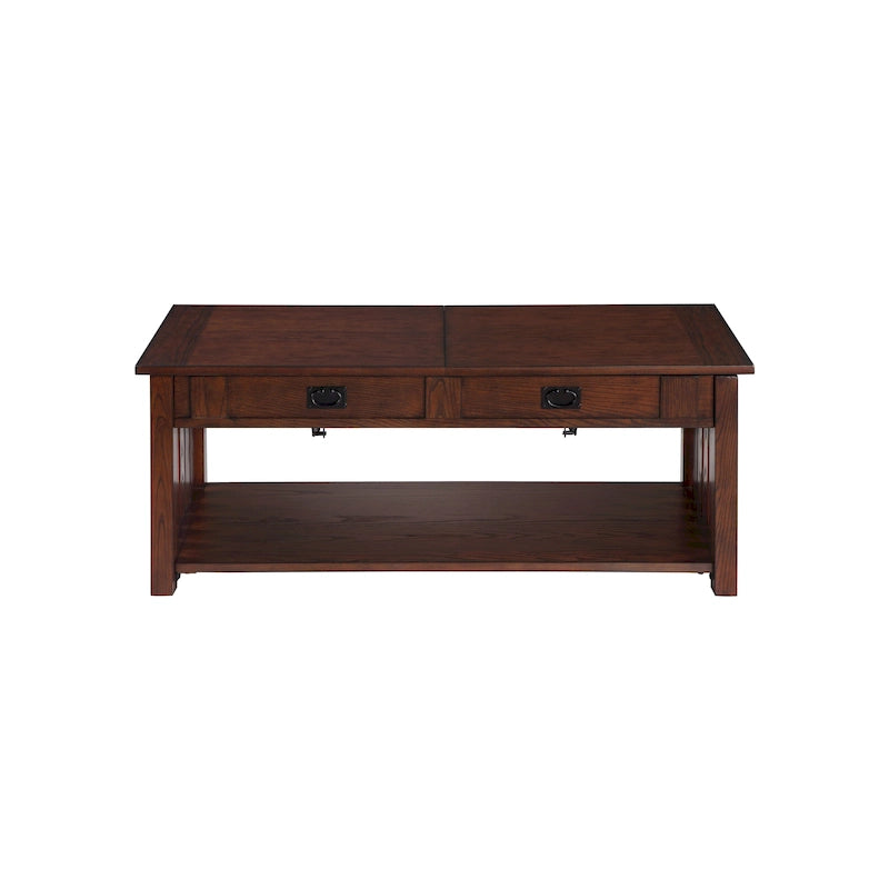 Table basse relevable en bois DH BASIC, 46 pouces