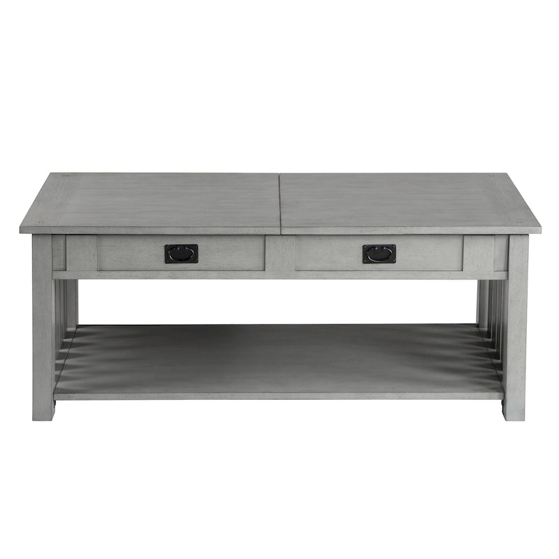 Table basse relevable en bois DH BASIC, 46 pouces