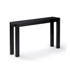 Console moderne en pin massif de 56 po, finition à faible teneur en COV, design minimaliste