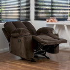 Christopher Knight Home Gannon Fauteuil club inclinable et pivotant en tissu