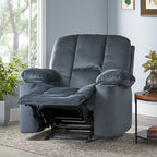 Christopher Knight Home Gannon Fauteuil club inclinable et pivotant en tissu