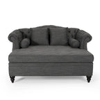 Chauffeuse double capitonnée 158,75 cm (L) x 148,60 cm (l) x 86,36 cm (H), Rembourrée, Accent de salon