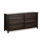 Bahut en bois massif 64" x 35,75", portes vitrées ou en bois au choix, meuble de rangement pour salle à manger