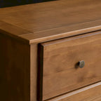 Bahut en bois massif 64" x 35,75", portes vitrées ou en bois au choix, meuble de rangement pour salle à manger