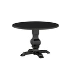 Table de salle à manger ronde avec pied central Roundhill Furniture Havre - N/A