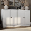 100% Solid Wood Sideboard with Glass or Solid Wood Doors by Palace Imports - 64 x 35.75