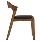 Chaise de salle à manger en bois Rasmus Mid Century