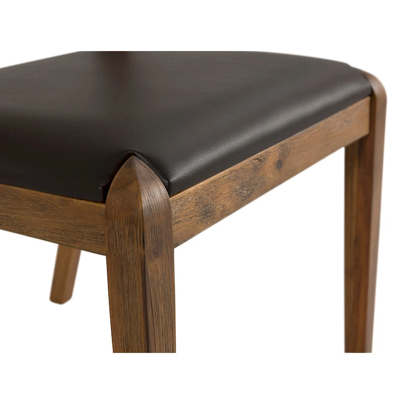 Chaise de salle à manger en bois Rasmus Mid Century