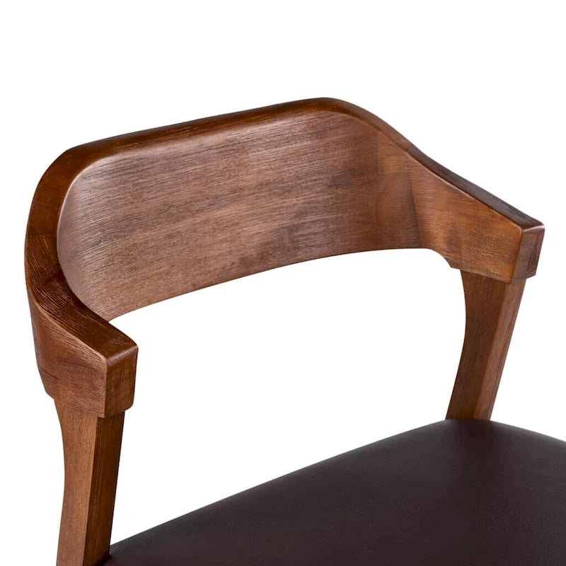 Chaise de salle à manger en bois Rasmus Mid Century