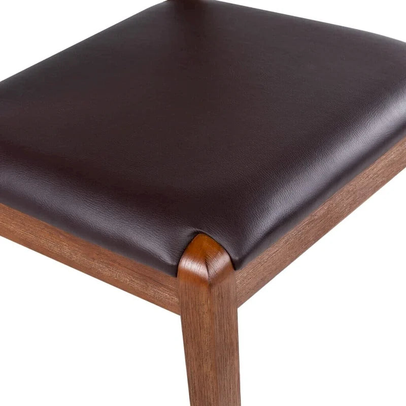 Chaise de salle à manger en bois Rasmus Mid Century