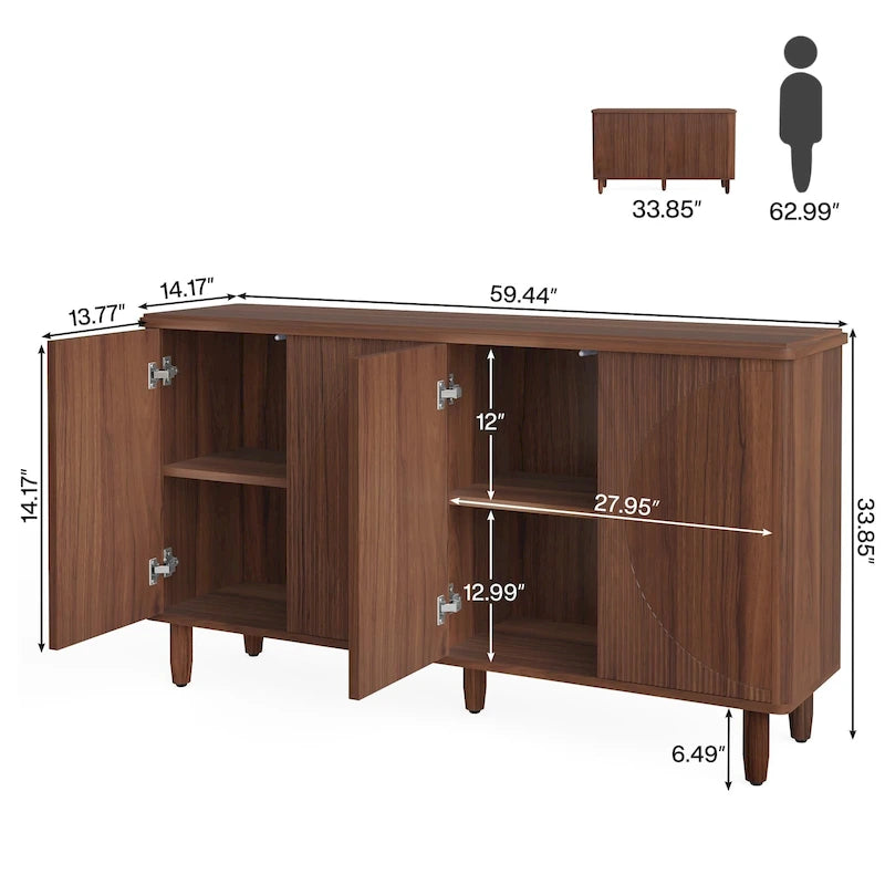 Lot de 2 bibliothèques hautes à 5 étagères, étagères réglables, rangement pour bureau et salon