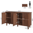 Lot de 2 bibliothèques hautes à 5 étagères, étagères réglables, rangement pour bureau et salon