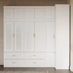 93.9H/74.2H Armoires Penderie Placard Rangement avec Tiroirs