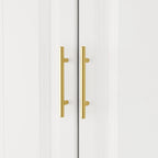 93.9H/74.2H Armoires Penderie Placard Rangement avec Tiroirs