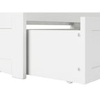 Table d'appoint avec étagères ouvertes, style industriel, table de chevet de salon avec rangement