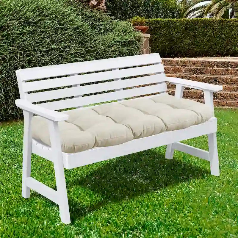Coussin de causeuse d'extérieur touffeté Sweet Home Collection 44 x 19