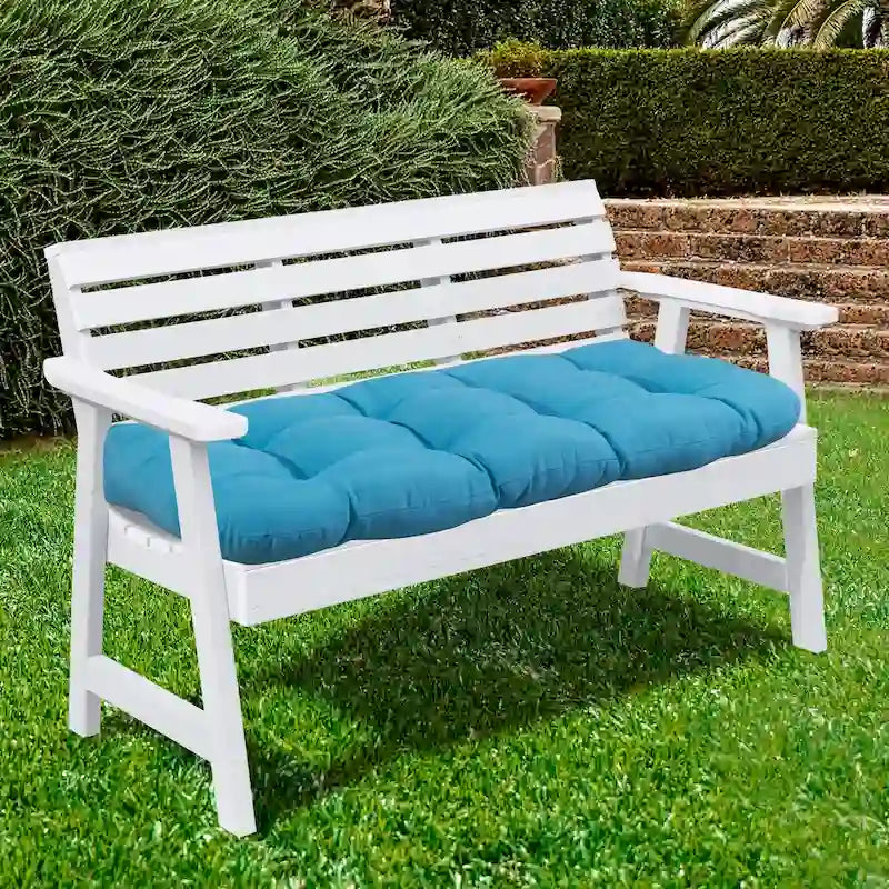 Coussin de causeuse d'extérieur touffeté Sweet Home Collection 44 x 19