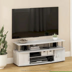 Meuble TV grand format Furinno JAYA pour téléviseurs jusqu'à 55 pouces