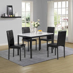 Ensemble de salle à manger 5 pièces en métal Citico de Roundhill Furniture