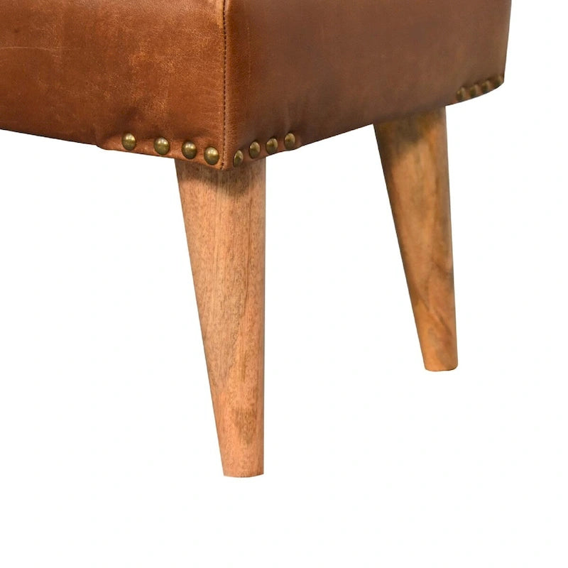 Banc en cuir Boucle Buffalo Hide