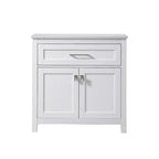 Indigo Home 30 Inch Bathroom Storage Freestanding Cabinet - 30 x 16