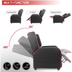 BOSSIN - Canapé inclinable simple de jeu ergonomique en cuir PU pour le salon
